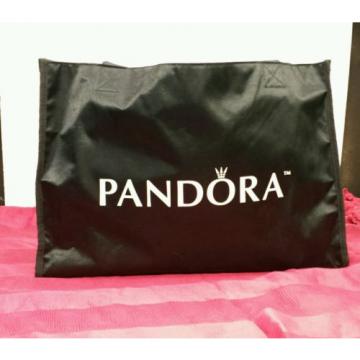 EXTRA LARGE BLACK PANDORA BEACH BAG PURSE TOTE CARRING BAG