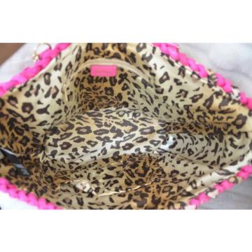 Bebe pocketbook handbag tote beach bag leopard Tote 192008 pink