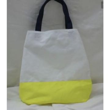 H&amp;M WOMEN&#039;S HIPSTER GYM TOTE BAG beach summer  WHITE YELLOW BABY BAG gift ideas