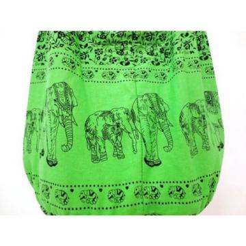 UNISEX BEACH HOBO SLING SHOULDER BAG YAAM HIPPIE CROSSBODY ELEPHANT PRINT THAI