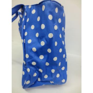 LESSER &amp; PAVEY SPOTTED SHOPPER/BEACH BAG IN BLUE &amp; PINK STYLE - LP71110