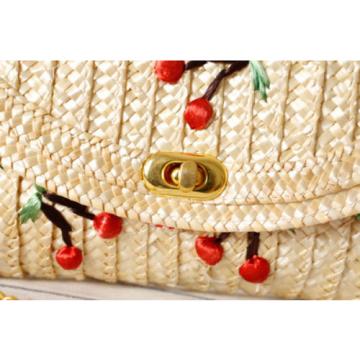 Fashion Women Summer Mini Straw Bags Beach Tote Shoulder Bag Handbag