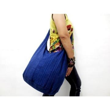 BLUE THIN UNISEX SHOULDER BAG SLING PICNIC CROSSBODY GIFT BOHO WOMEN HOBO BEACH