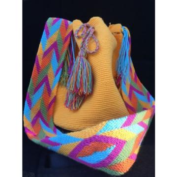 Authentic Wayuu Bag, handmade, boho chic, drawstring, crossover, beach bag