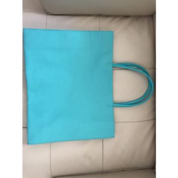 New LANCOME PARIS Large Aqua Blue Tote TRAVEL Beach Shopping Makeup Shoulder Bag