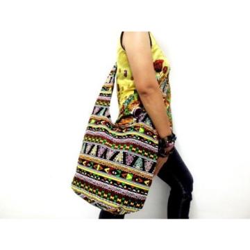 NEW SCHOOL BAG SLING CROSSBODY YAAM BOHO THAI HOBO BOHEMIAN SUMMER LARGE BEACH