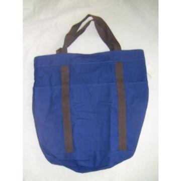 AMERICAN APPAREL COTTON CANVAS BEACH BAG WOMENS POCKET TOTE PURSE BAG OS