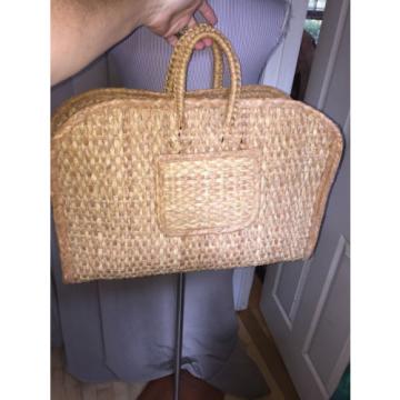 extra large lightweight classic straw hand beach tote bag