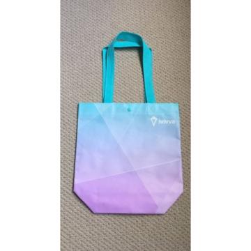 NEW IVIVVA by Lululemon BAG Tote Beach LUNCH  Purse BLUE LAVENDER TEAL DANCE