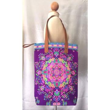 Printed Canvas Tribal Beach tote bag handmade summer Mandala purses Festival