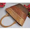 New Women  Straw Weave Woven Summer Beach Tote Big Shoulder Bag Handbag!