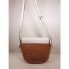 MICHAEL KORS  NAOMI  Woven Straw MD Cross body Bag Msrp $248.00