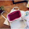 Cute Laser Shoulder Chain Bag Straw Milk Box Cross-body Bag Mobile Phone Wallet