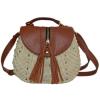 Women Summer Beach Straw Weave Shoulder Handbag Messenger Cross Body Tote Bag