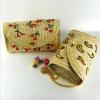 Cute Handmade Straw Handbag Fruit Bag Strawberry Purse Woven Women Messenger Bag