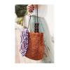 Summer Style Rattan Straw Women Beach Bag For Travel Large Handbag (With Scarf)