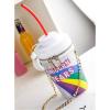 COLA SODA STRAW CHAIN CROSS-BODY SHOULDER PARTY BAG CLUTCH CELL PHONE COIN PURSE