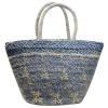 Women Summer Beach Straw Lace Beads Shopping Purse Tote Shoulder Bag Handbag