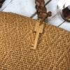 New Genuine FOSSIL Leather &amp; Straw Handbag Purse Summer Bag