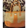 Bodhi  Orange    Leather  /Straw look   Hand Bag   Large