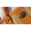 Bodhi  Orange    Leather  /Straw look   Hand Bag   Large