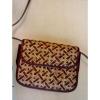 ETIENNE AIGNER WOVEN LEATHER And straw purse bag