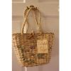 Tommy Bahama Straw Tote Bag Handbag Purse Beach Vacation- Sweet peas of Paradise