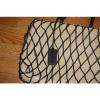 NWOT MICHAEL STARS Fishnet Tote Bag Straw with Black Pleather Net Retails $150