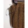 CAPPELLI Straworld Woven Brown Straw Purse Handbag  Boho Medium Sz Shoulder Bag