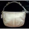 COACH ANGORA STRAW HOBO HANDBAG PURSE BAG 4710