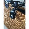 Kathy Van Zeeland Straw Purse Handbag Beach Bag