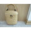 VICTORIA`S SECRET NATURAL STRAW BAG TOTE SUMMER rare