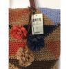 NWT Lucky Brand Cabo Weave Bright Multi Tote Purse Bag Handbag NEW with TAG