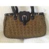 BRIGHTON Crochet Straw Tote Bag Purse Handbag-Very Nice