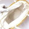 Auth Samantha Tavatha Braid Straw Tote Bag White Lace Hand Bag Sa..(a16003014)