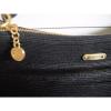 Eric Javits black /gold squishee straw shoulder bag