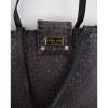 Felix Ray Women&#039;s Dark Plum Woven Straw Shoulder Bag Handbag