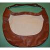 Cole Haan Leather and Raffia Straw Large Hobo Bag