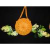 Straw and Wicker Bucket Bag