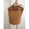 Michael Kors Natural Paper Straw Leather Krissy Large Backpack Tote Bag NWT #4 small image