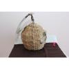 NWT $358 kate spade new york Beehive - oh Honey Straw bag (NATURAL)