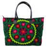 Indian Cotton Suzani Embroidery Handbag Woman Tote Shoulder Bag Beach Boho Bag N