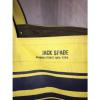 pre-loved authentic JACK SPADE striped canvas BEACH BAG tote $189msrp