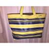 pre-loved authentic JACK SPADE striped canvas BEACH BAG tote $189msrp