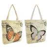 Tapestry Effect Butterfly Design Shoulder / Beach / Shopping Bag