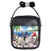 Snoopy Peanuts &amp; Friends At The Beach-Girls Sling Bag With Genuine Leather-New