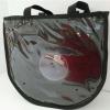 Unique Album Vintage Large Clear Plastic Vinyl Tote Bag - The Clash/Beach Boys