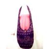 F10 BAG SLING SHOULDER GYPSY CROSSBODY BEACH HOBO UNISEX SMALL PEACOCK PURPLE