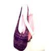 F10 BAG SLING SHOULDER GYPSY CROSSBODY BEACH HOBO UNISEX SMALL PEACOCK PURPLE