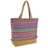 Tribal Stripe Design Shoulder / Beach / Shopping Bag with Lining